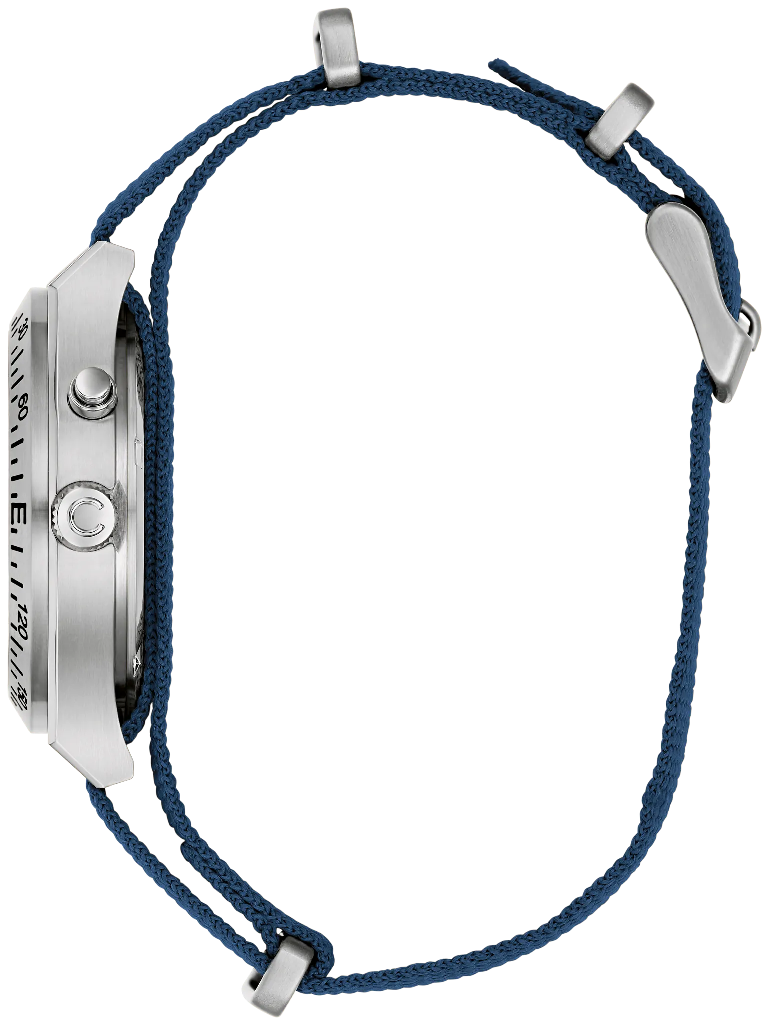 Blue Dial Nylon Strap Light Up 43C126 | Bulova